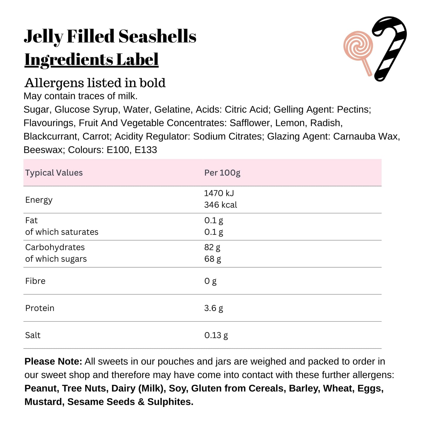 Jelly Filled Seashells