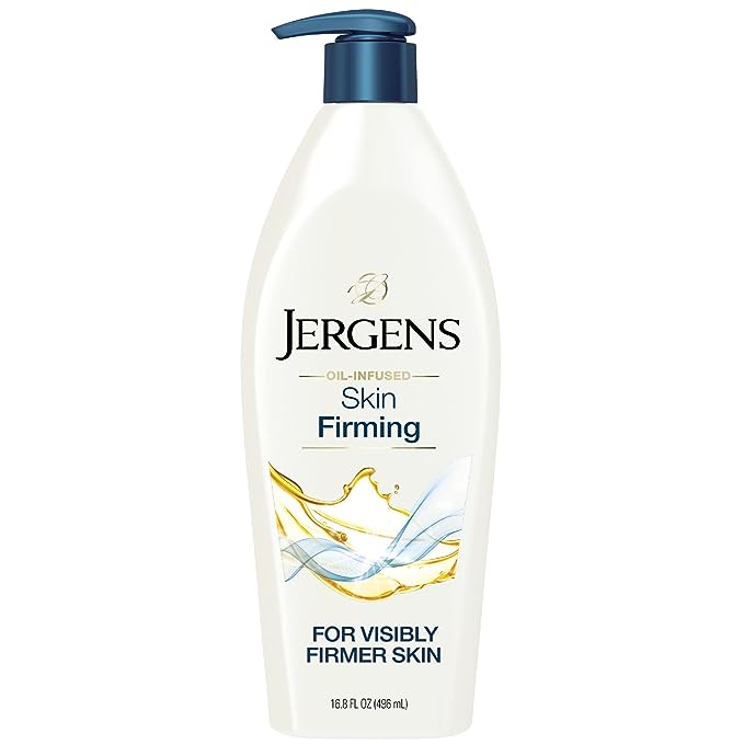 Jergens Skin Firming 24-Hour Moisturizer for Visibly Firmer, Toned Skin 496ml/16.77 oz