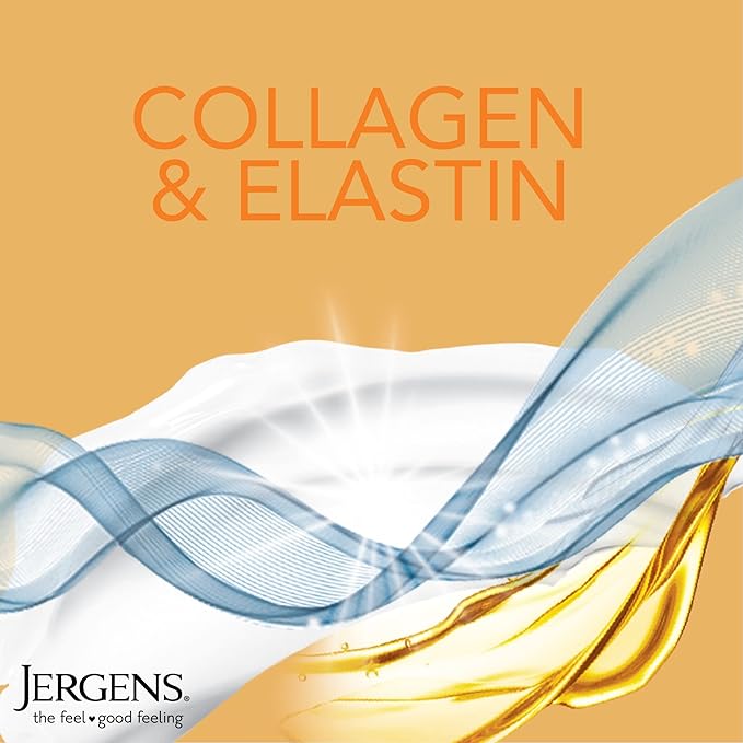Jergens Skin Firming 24-Hour Moisturizer for Visibly Firmer, Toned Skin 496ml/16.77 oz