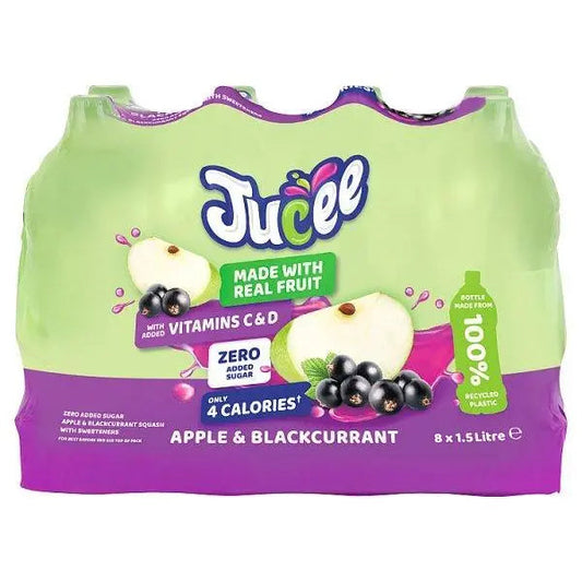 Jucee Apple & Blackcurrant 8 x 1.5 Litre (Case of 8)