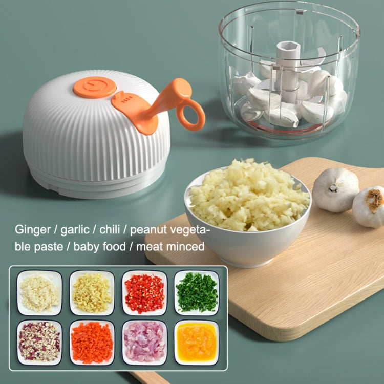 REMAX SL-BM03 Rechew Series Wireless Electric Garlic Stirrer Cordless Portable Food Processor (Green)