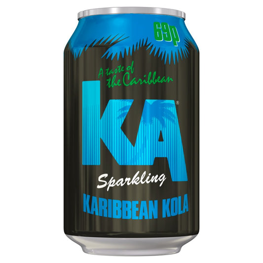 KA Sparkling Karibbean Kola, 330ml (Case of 24)