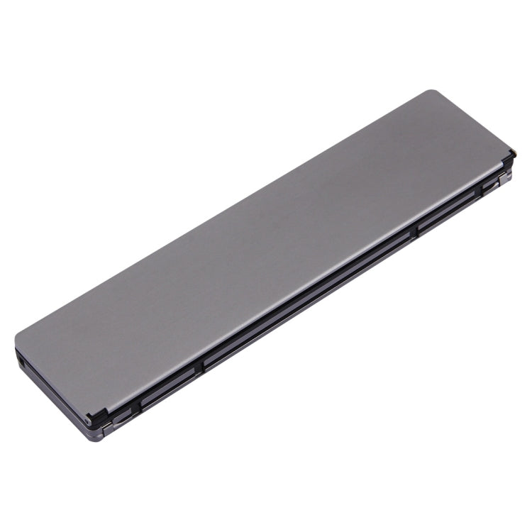 F18 Ultra-slim Rechargeable Foldable 58 Keys Bluetooth Wireless Keyboard with Holder