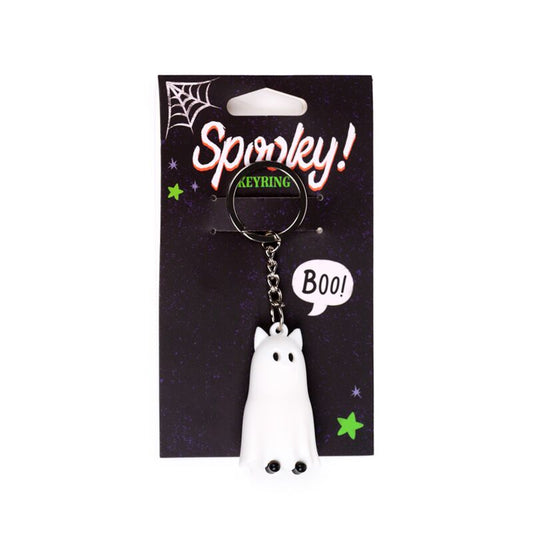 3D PVC Keyring - Spooky Ghost
