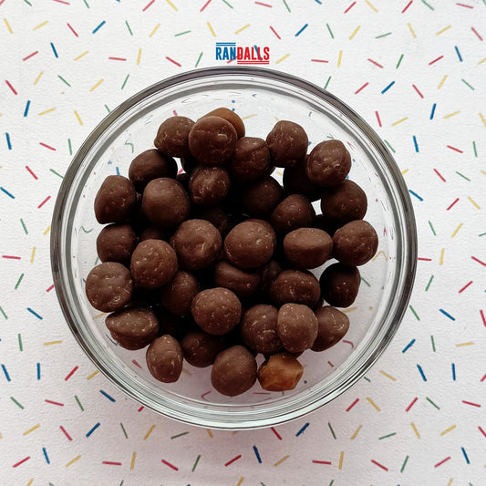 KINGSWAY MILK CHOCOLATE TOFFEE DROPS [NEW CHEWING NUTS]- 100g