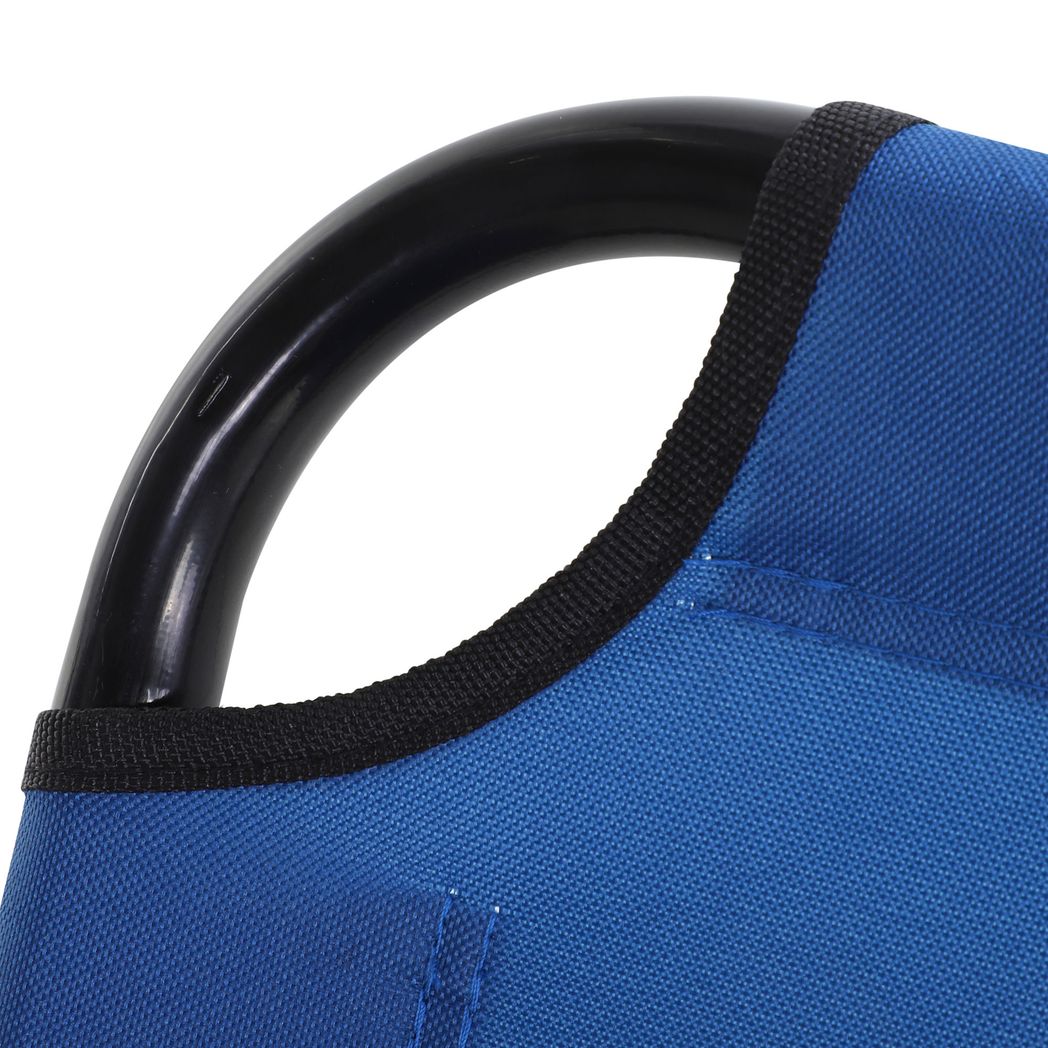 Portable Folding Sun Lounger 4-Position Adjustable Backrest Relaxer Recliner