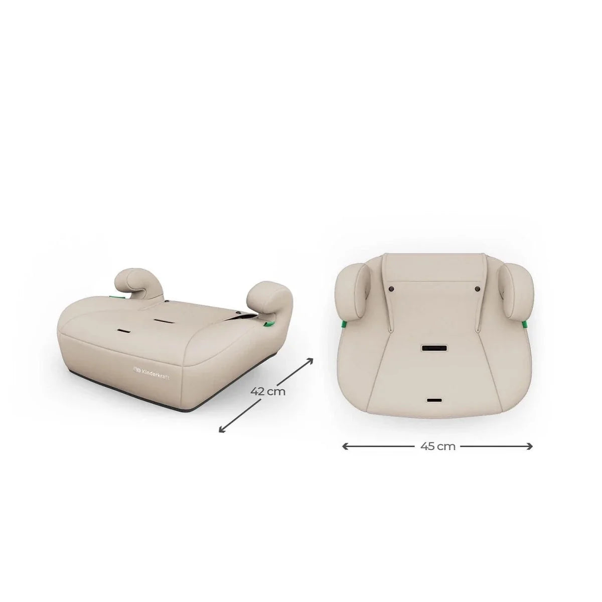 Kinderkraft Comfort Up 2 Plus Group 1/2/3 i-Size Car Seat - Beige