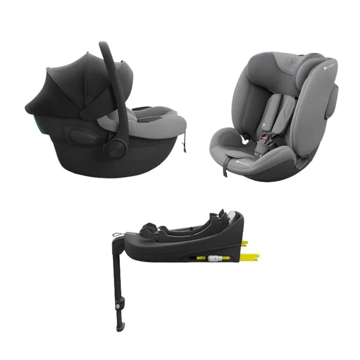 Kinderkraft Endura Safe Car Seat Modular System - Grey