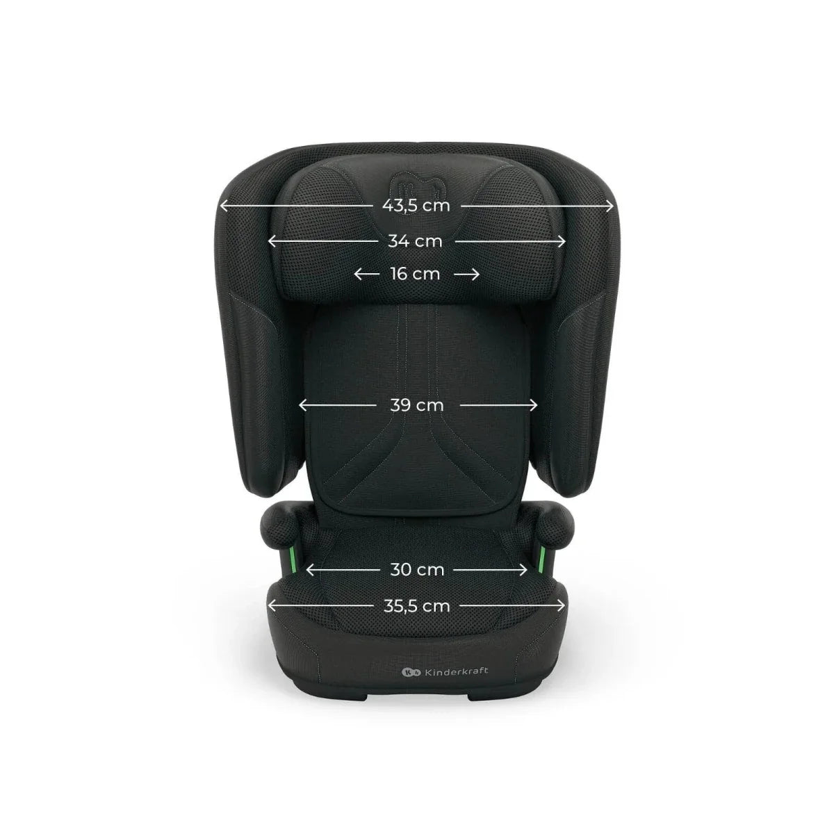 Kinderkraft UNITY 2 i-Size Group 2/3 Car Seat - Black