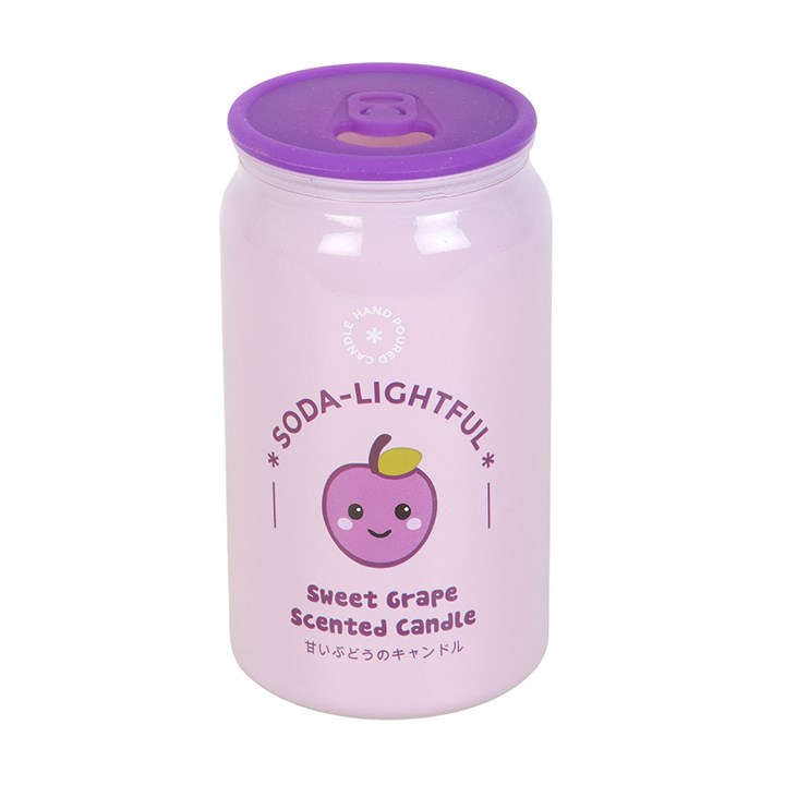 Sweet Grape Soda Can Candle