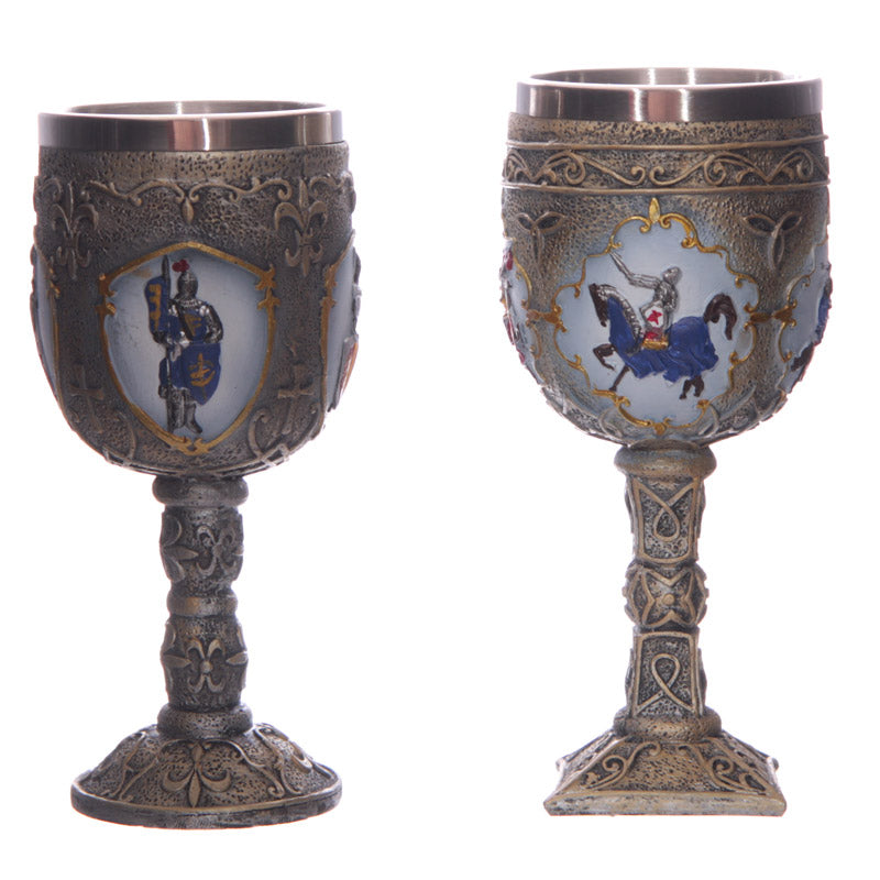 Decorative Goblet - Medieval Knight
