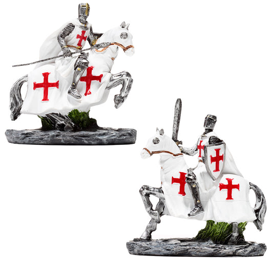 Crusader Knight on Horseback Defender