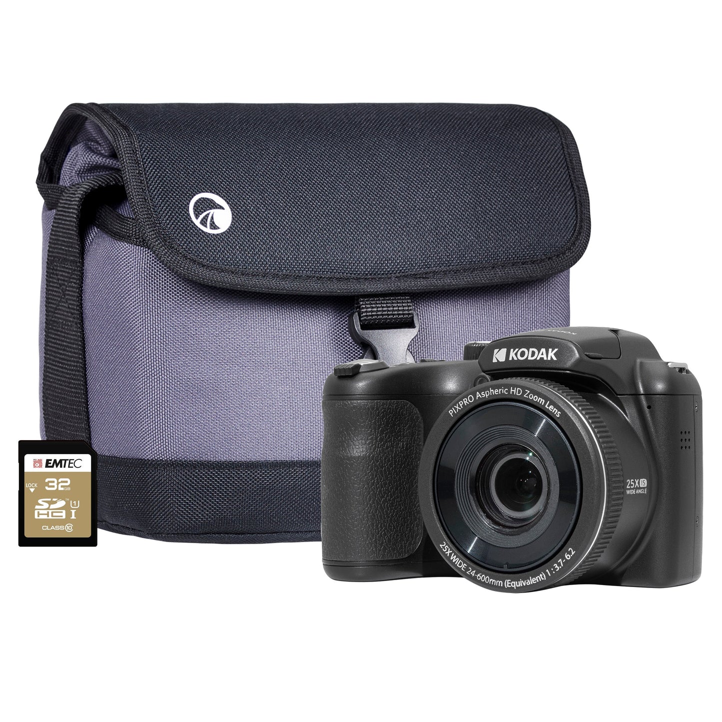 Kodak PIXPRO AZ255 16MP 25x Astro Zoom Bridge Camera - Black