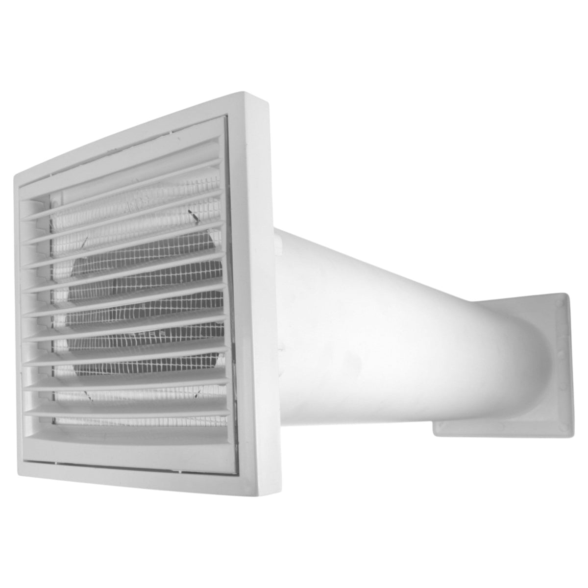 Through Wall Ventilation Kit Louvre Vent VC-KR0153 with Brown External Vent