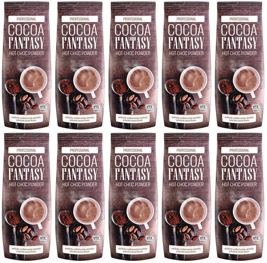 10 x Fantasy Hot Choc Powder 1Kg