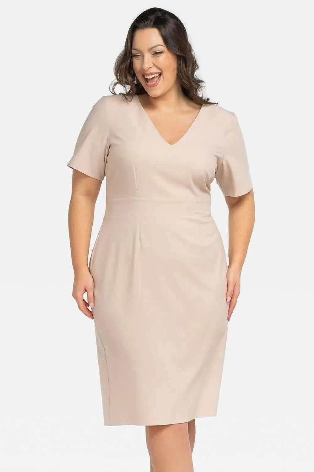 Karko classic and subtle extravagance pencil dress