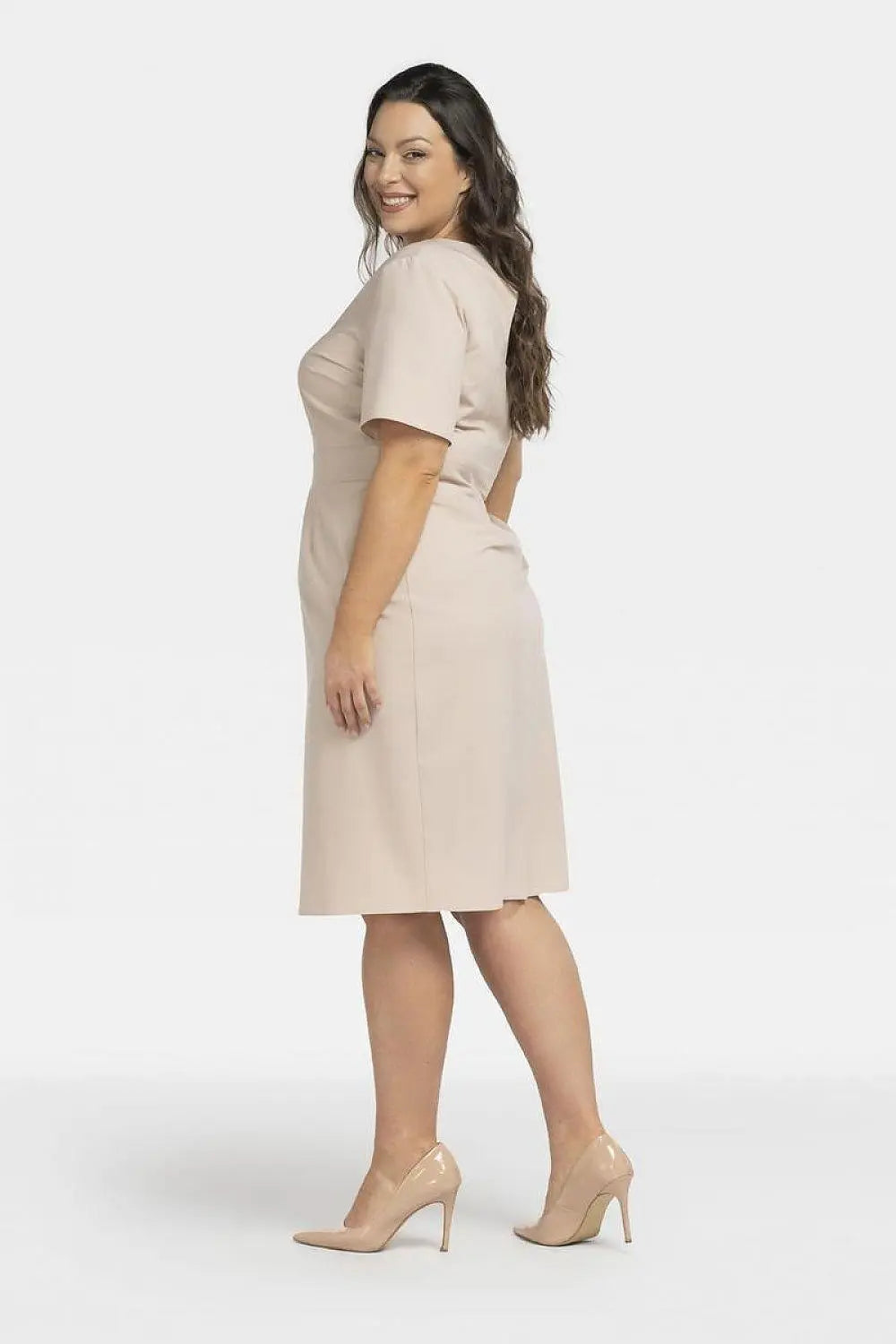 Karko classic and subtle extravagance pencil dress