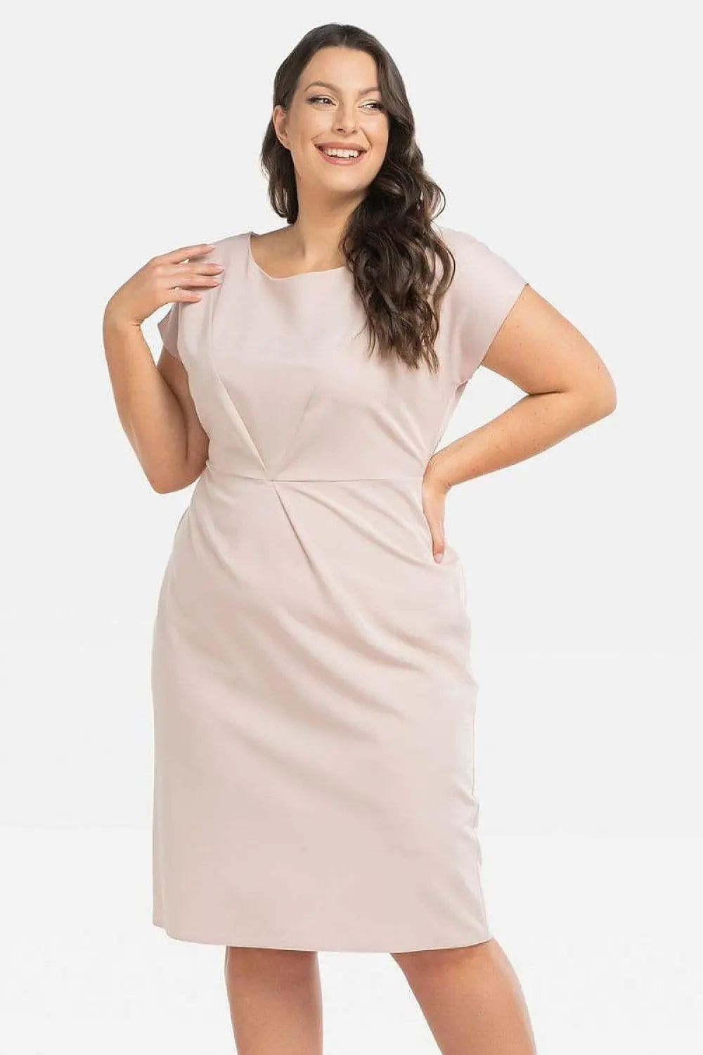 Karko elegant pencil-cut otto dress