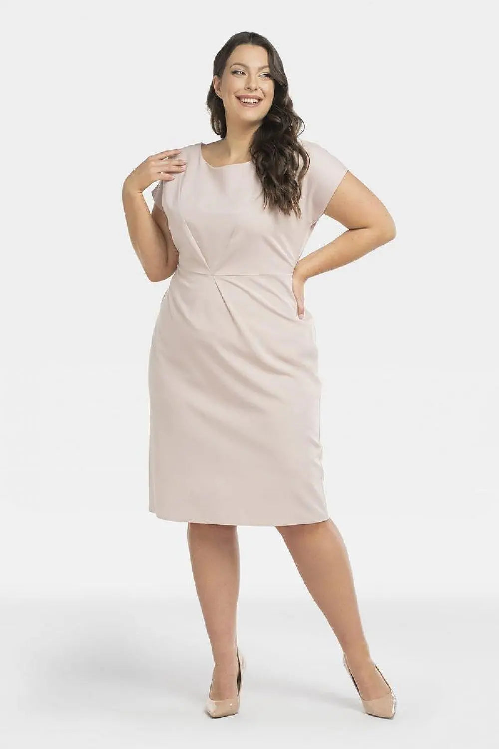 Karko elegant pencil-cut otto dress