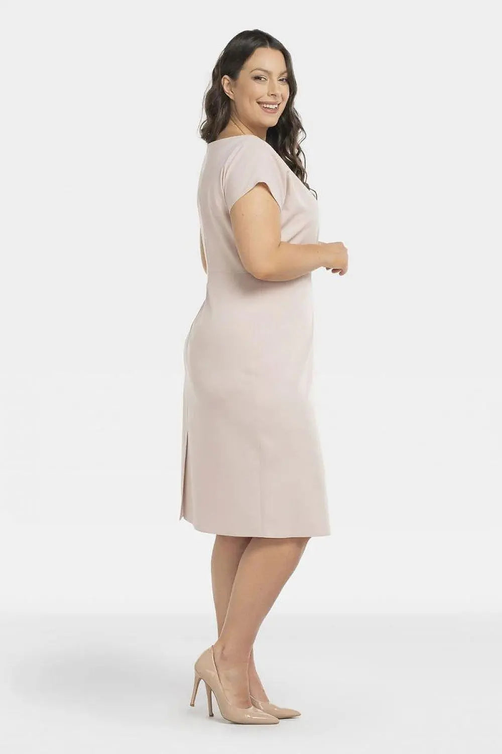 Karko elegant pencil-cut otto dress