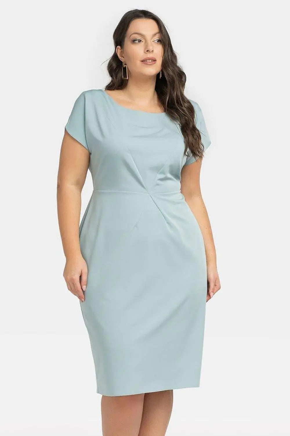 Karko elegant pencil-cut otto dress