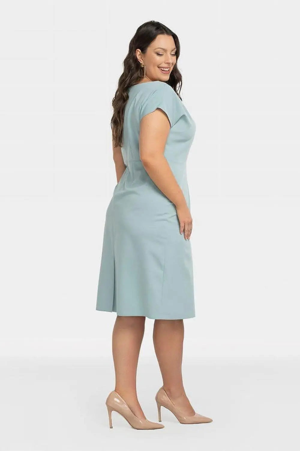 Karko elegant pencil-cut otto dress