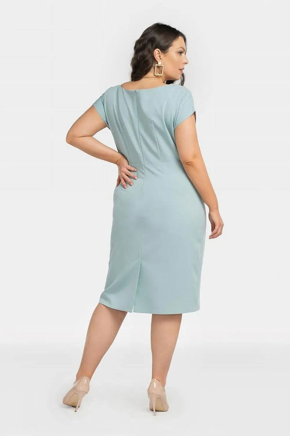 Karko elegant pencil-cut otto dress
