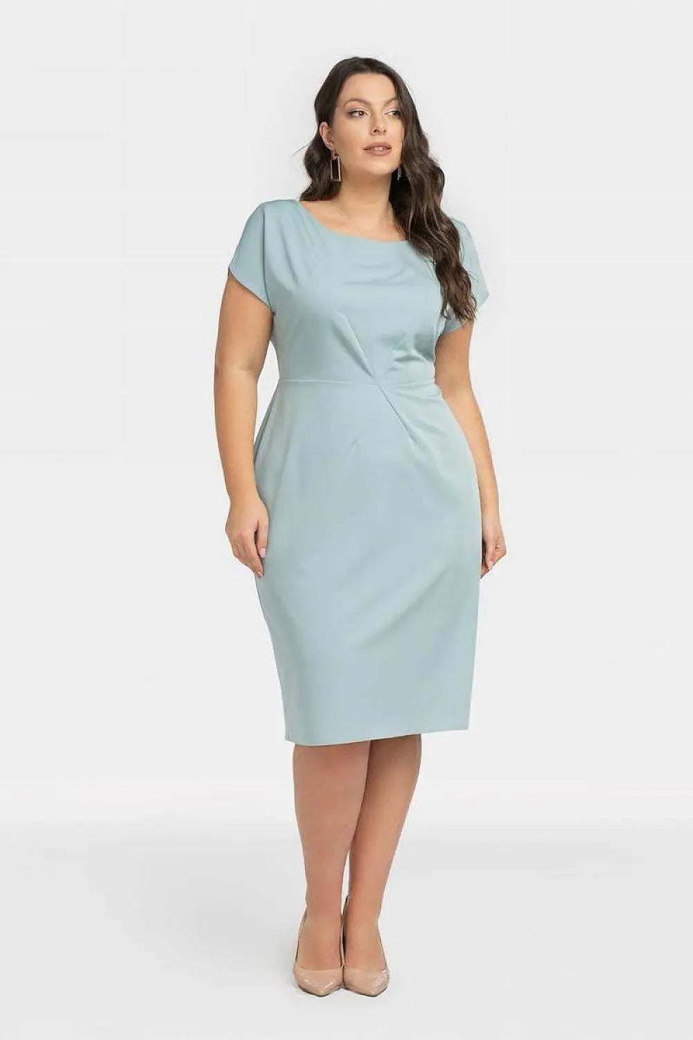Karko elegant pencil-cut otto dress