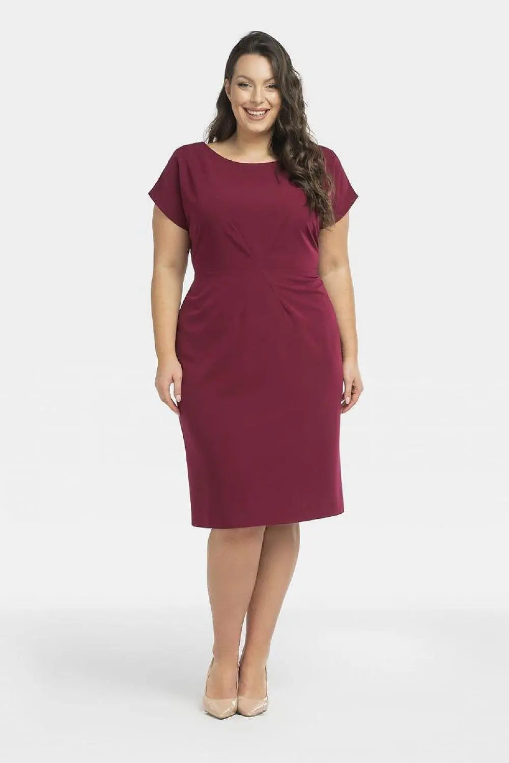 Karko elegant pencil-cut otto dress