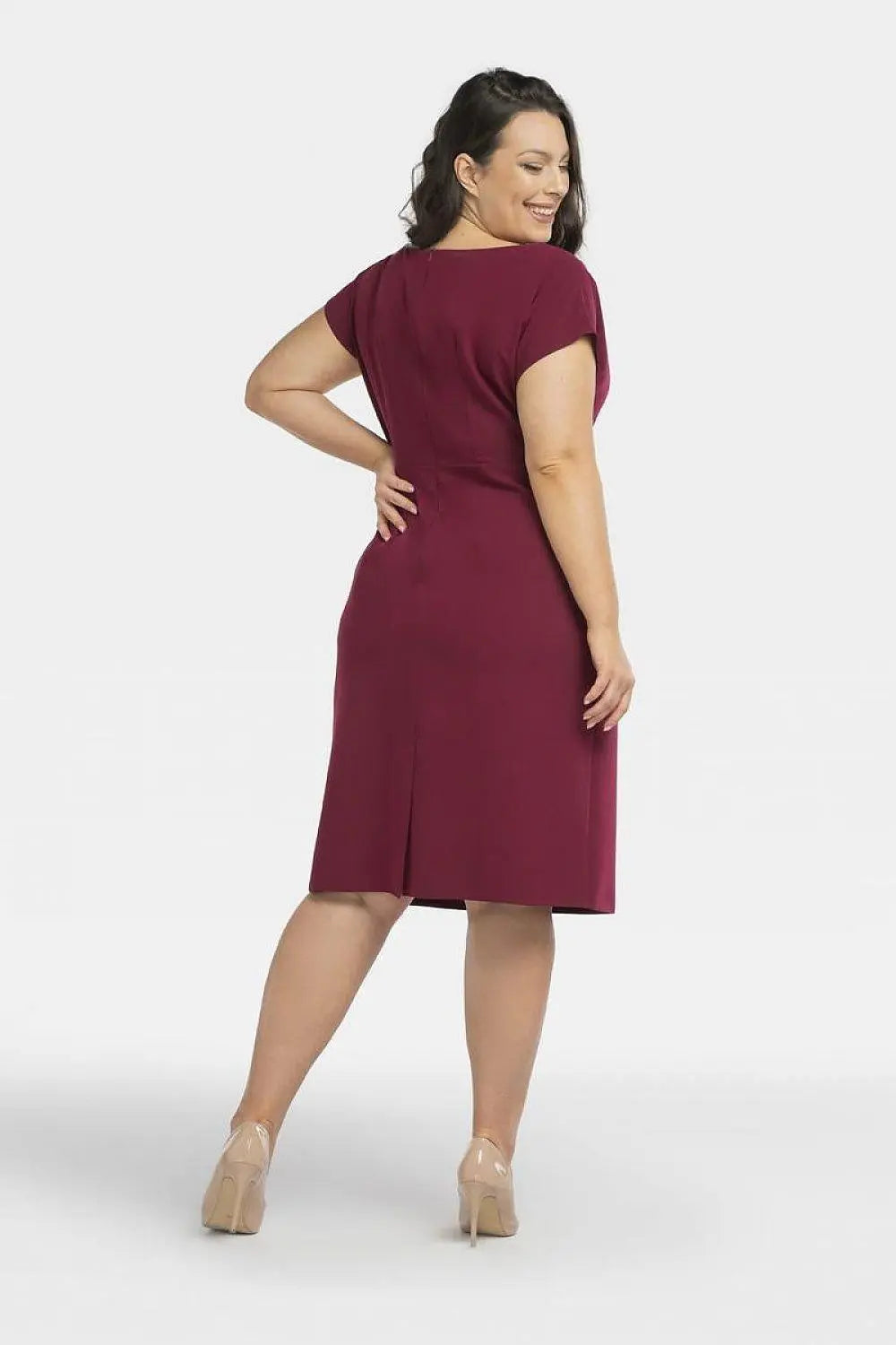 Karko elegant pencil-cut otto dress