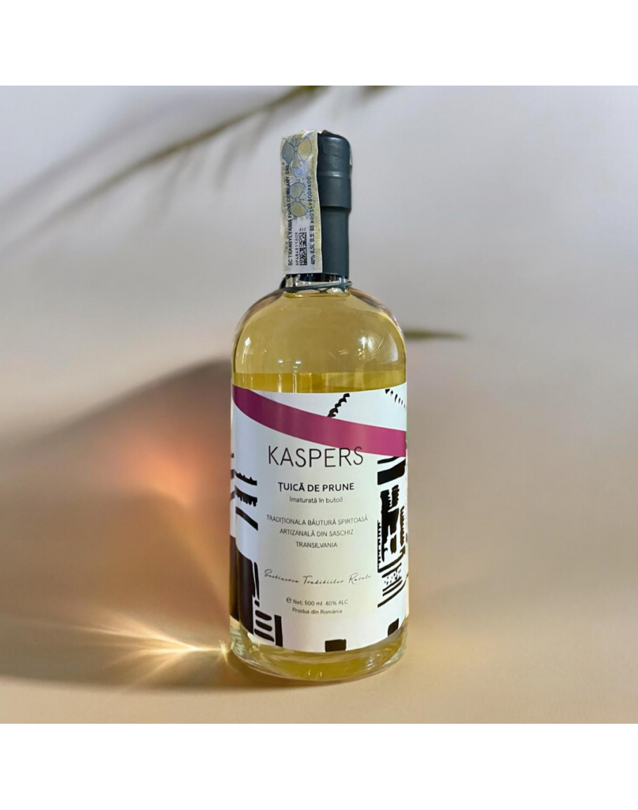 Kaspers Artisanal Plum Schnapps (Tuica prune) 500ml