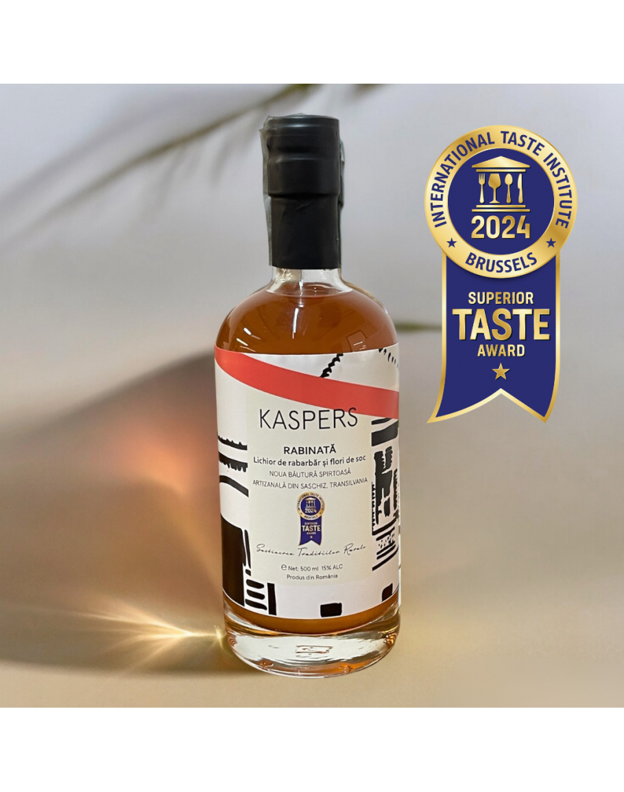 Kaspers Artisanal Rhubarb Liqueur (Lichior rubarba / Rabinata) 500ml