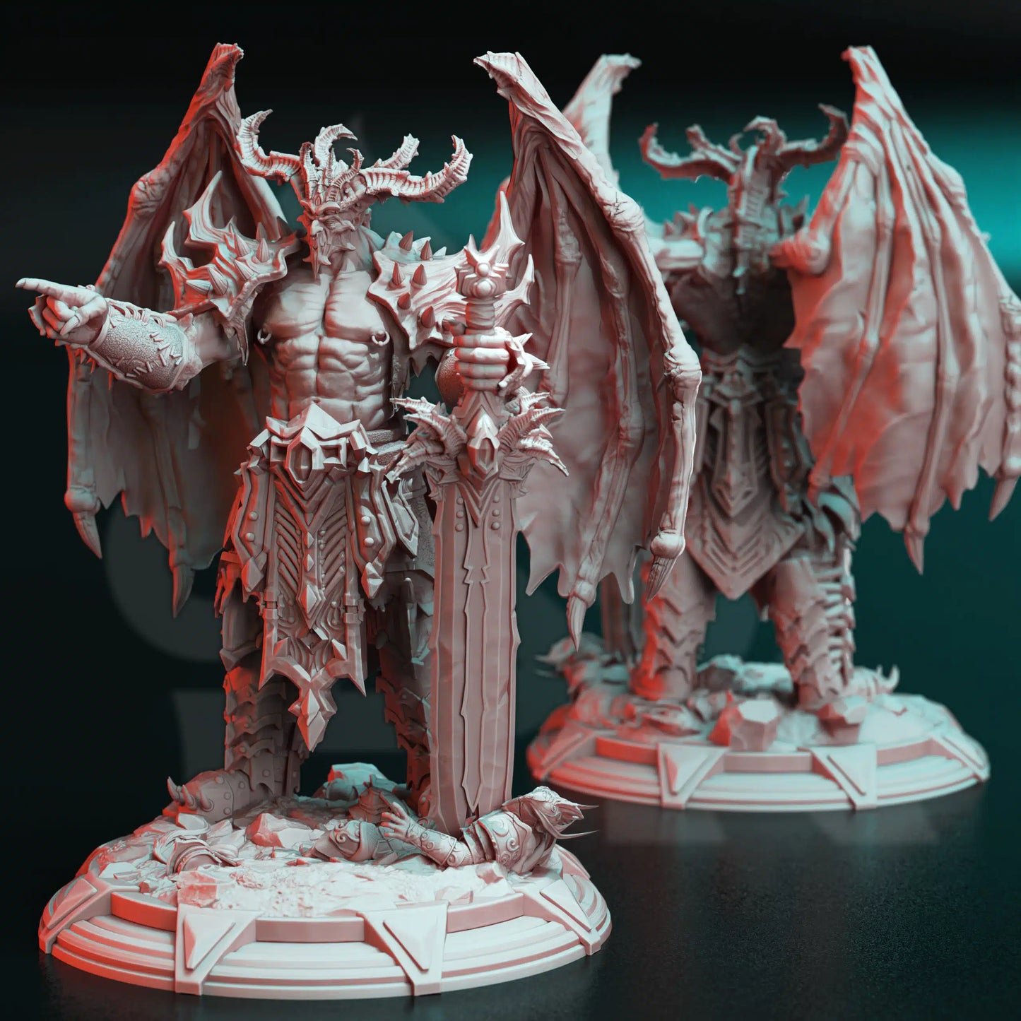 Kavaramon – Arch Devil of the Sixth Reverie - 3D Printed Monster Miniature
