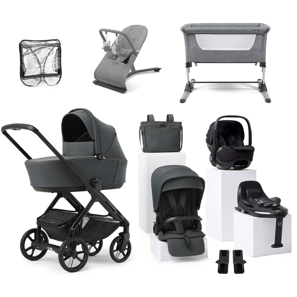 Jane Keep Trio Kombibaby 360 Lie-Flat Car Seat Travel System + Nursery Bundle