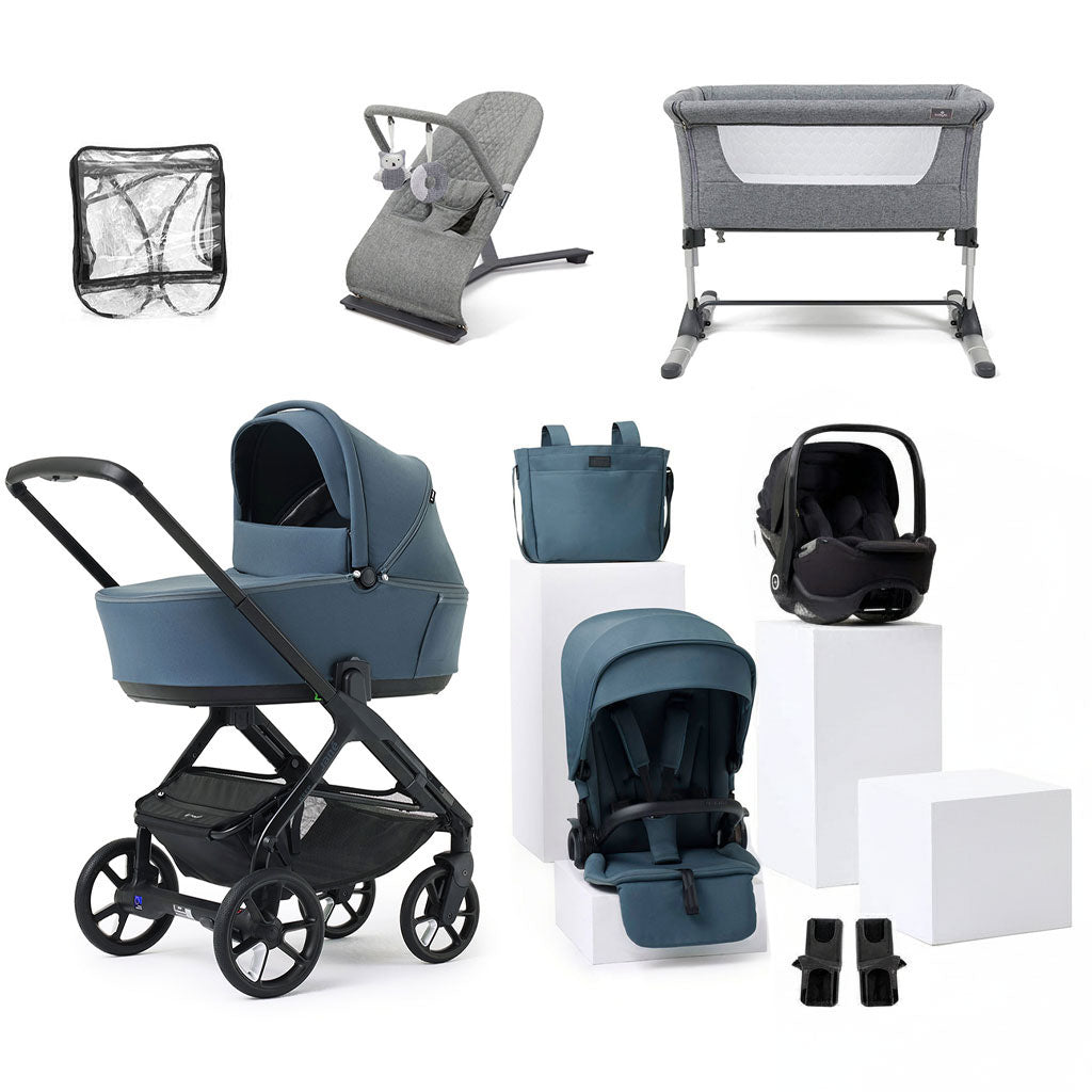 Jane Keep Trio Kombibaby 360 Lie-Flat Car Seat Travel System + Nursery Bundle