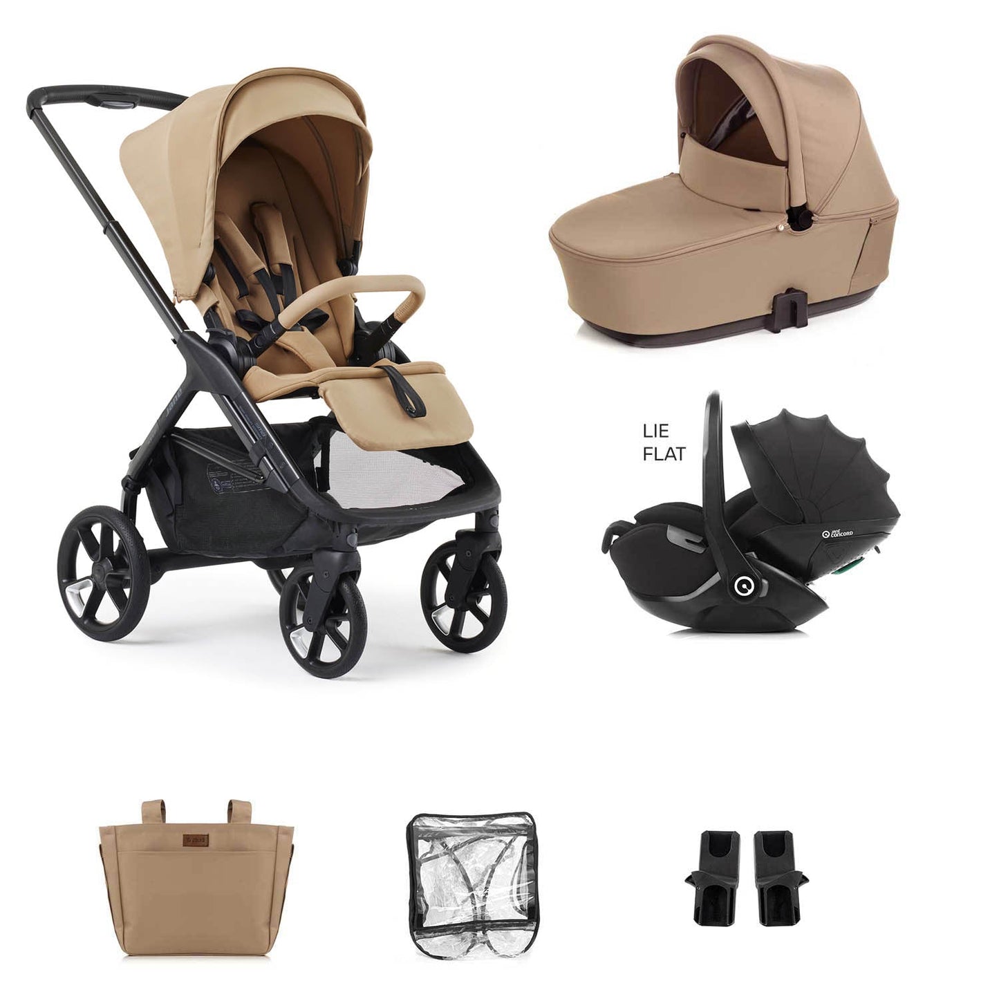 Jane Keep Trio Kombibaby 360 Lie-Flat Car Seat Travel System