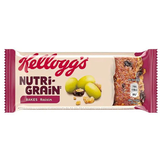 Kellogg's Nutri-Grain Bakes Raisin 45g (Case of 24)