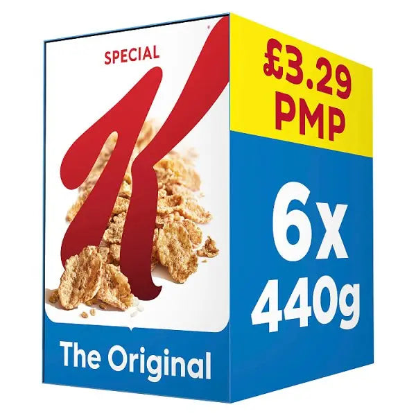 Kellogg's Special K Original Breakfast Cereal 6 x 440g (Case of 6)