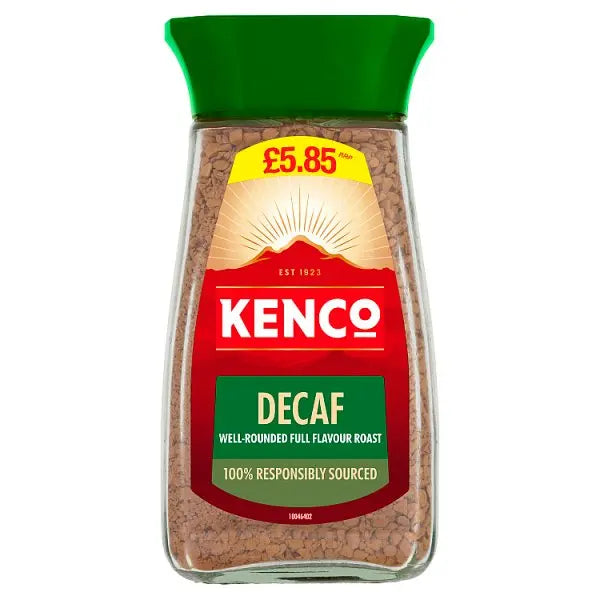 Kenco Decaf Instant Coffee 100g (Case of 6)