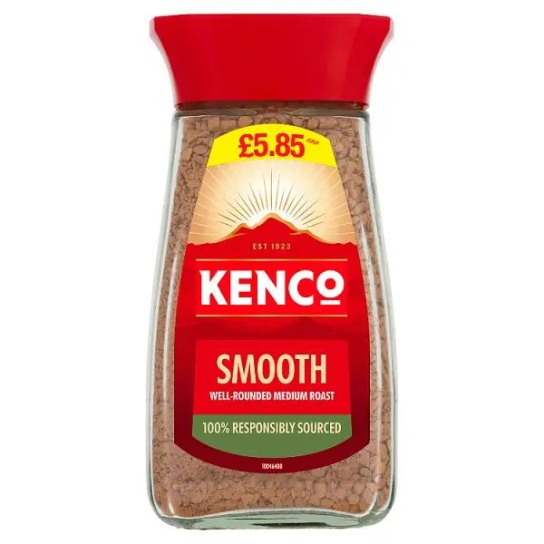 Kenco Smooth Instant Coffee 100g (Case of 6)