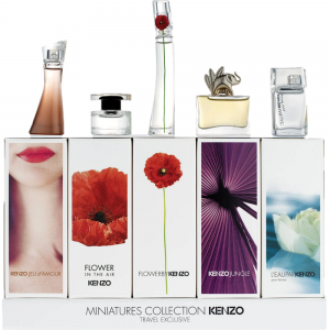 Kenzo Miniatures Gift Set 5ml Jungle Elephant EDP + 4ml Flower EDP + 4ml Flower by Kenzo Poppy Bouquet EDP