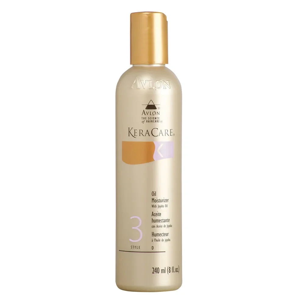 Keracare Oil Moisturizer with Jojoba Oil 8 oz / 237 ml - Intense Hydration & Thermal Protection