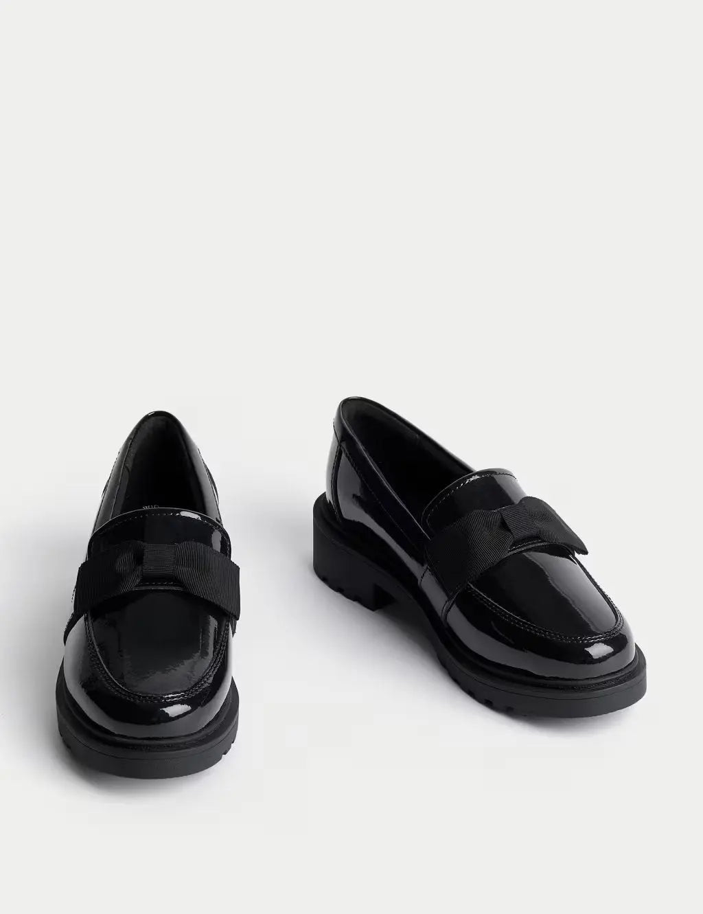 Kids' Chunky Loafer Leather School Shoes (2½ Large - 7 Large)