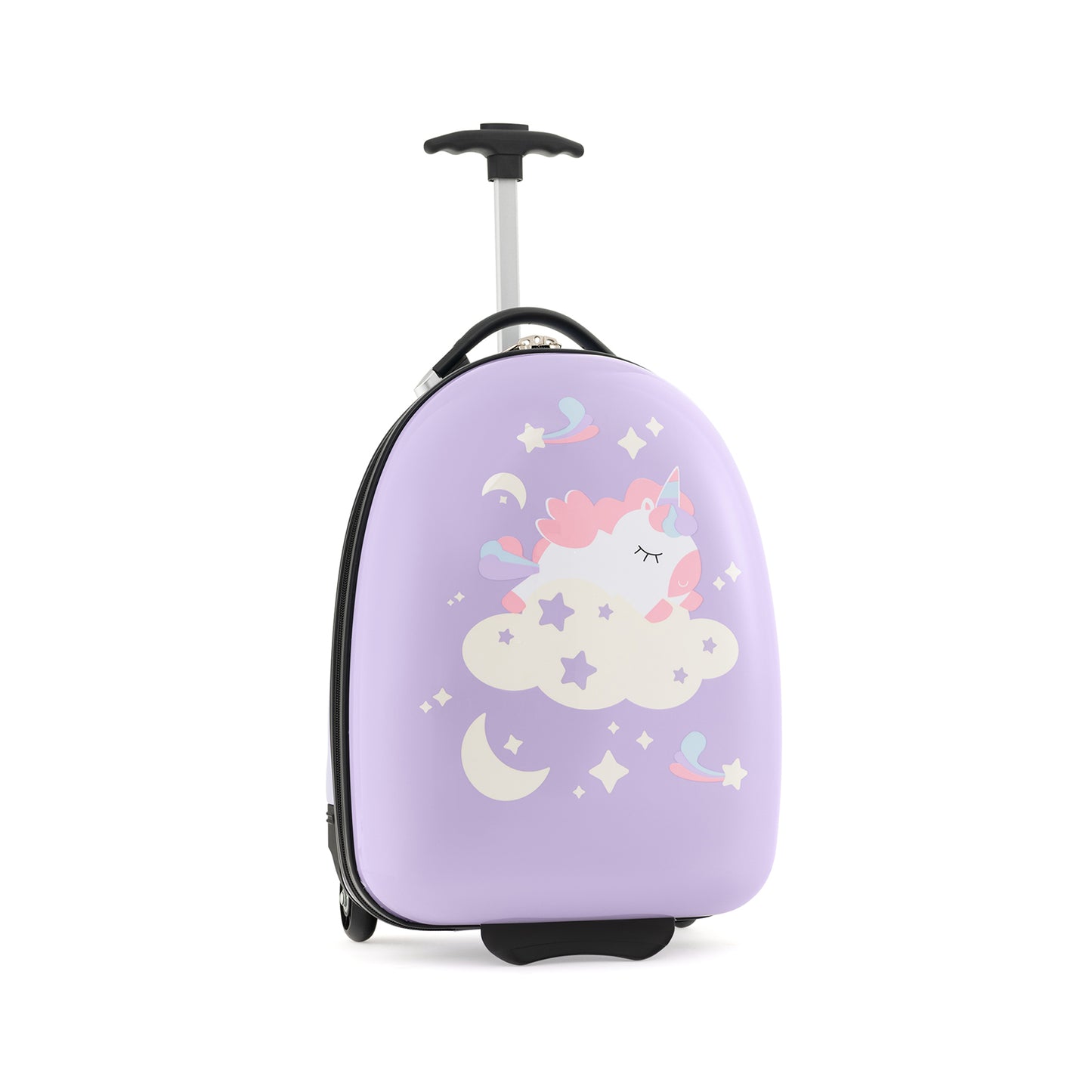 16 Inches Kids Carry-On Luggage with Wheels-Blue