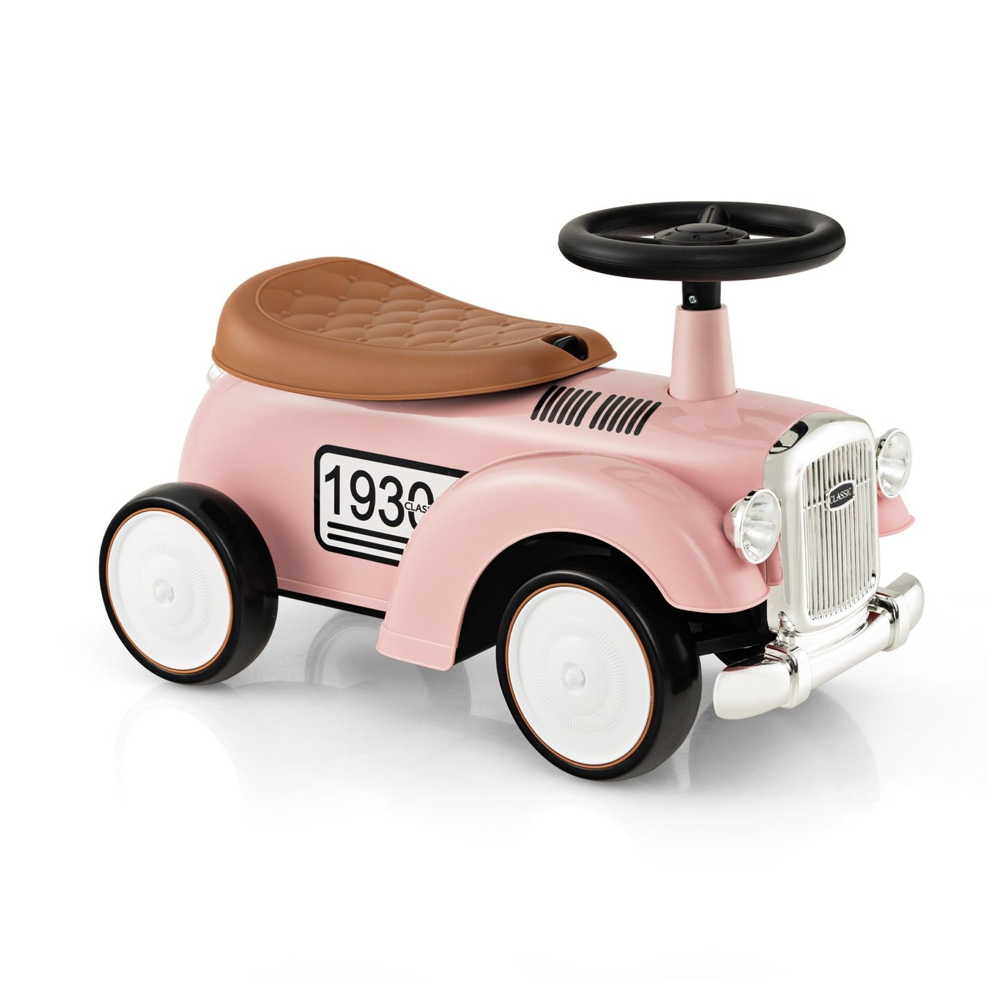 Kids Ride On Car with Under-seat Storage Space for 18-36 Months Boys and Girls Gifts-Green