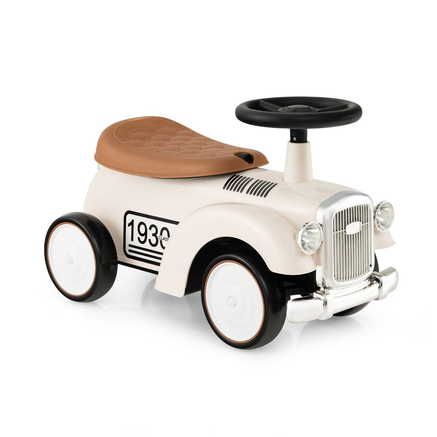 Kids Ride On Car with Under-seat Storage Space for 18-36 Months Boys and Girls Gifts-Green