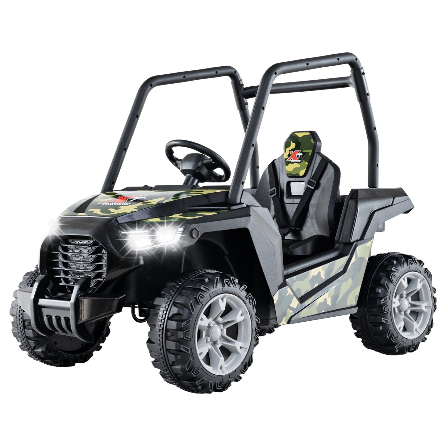 24V Kids Ride-on Car with 3 Adjustable Speeds-Black