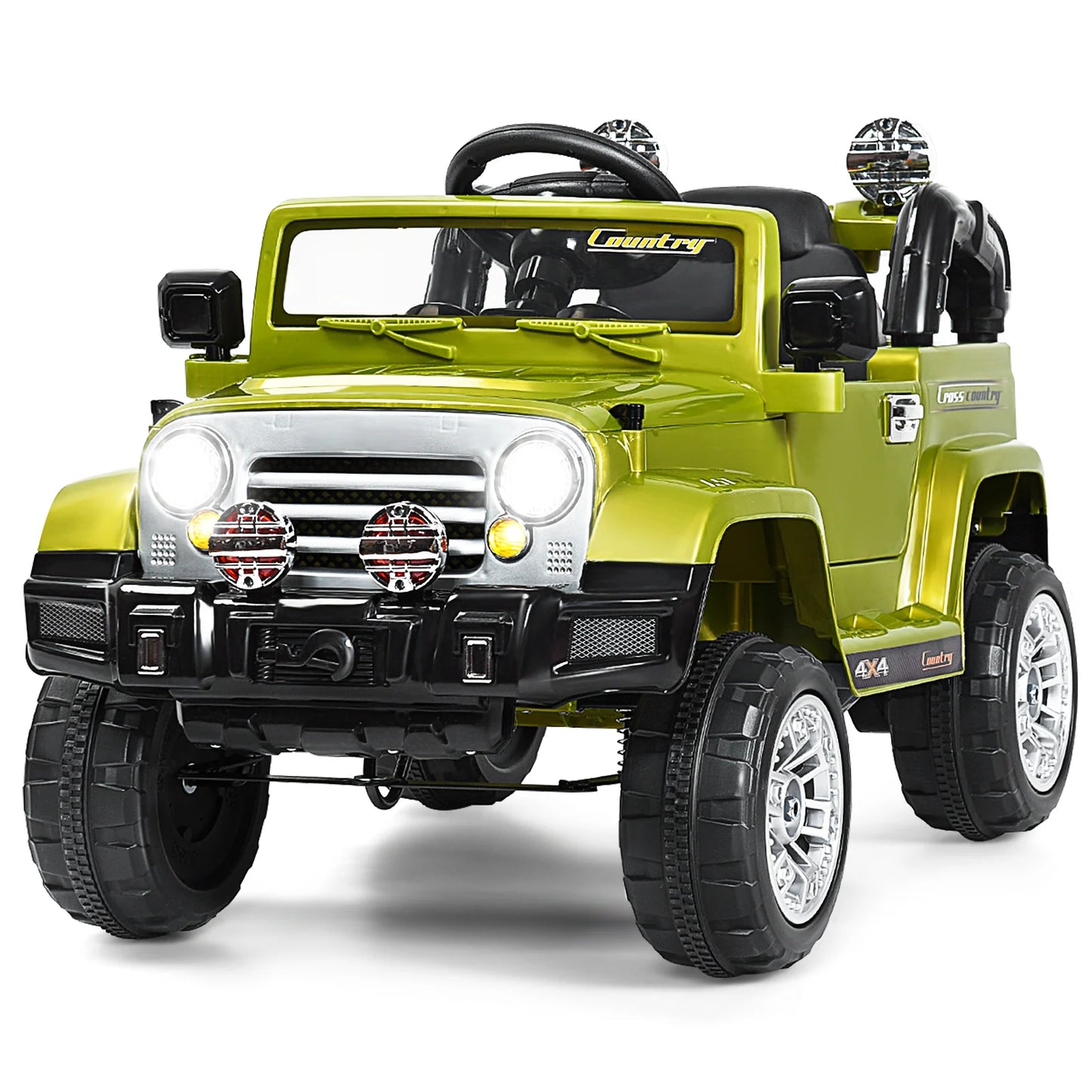 Kids Ride on Jeep Car Battery Powered with Remote Control-Black