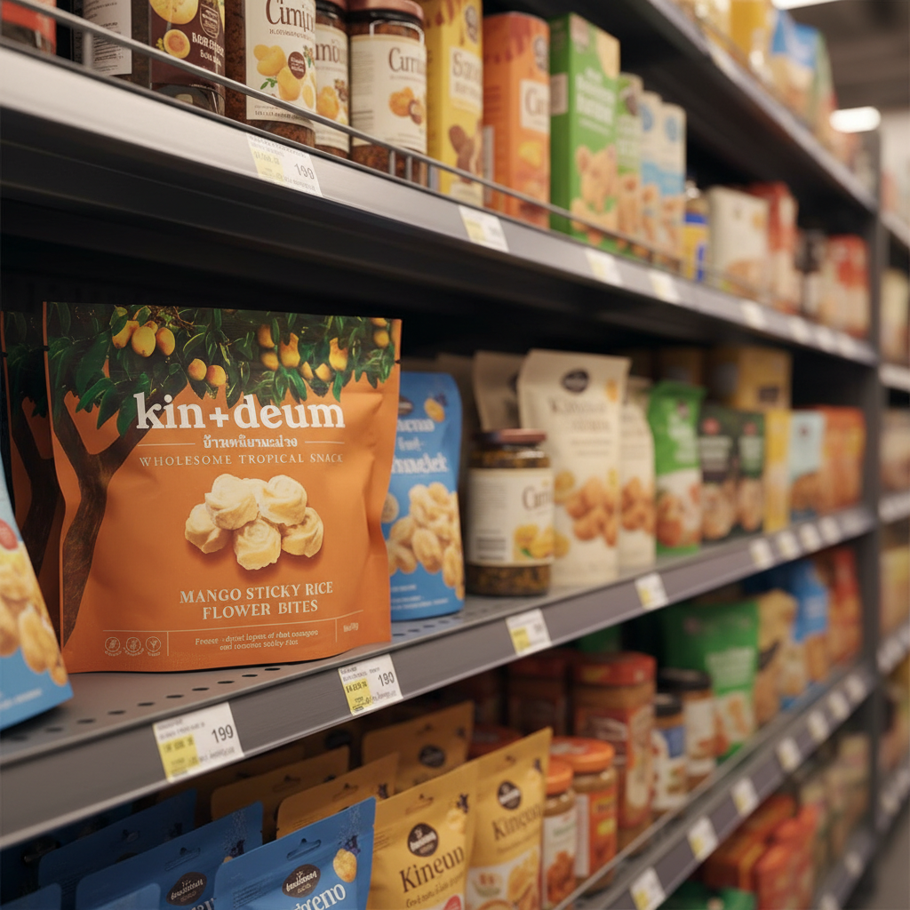 Kin + Deum Mango Sticky Rice Flower Bites - 30g