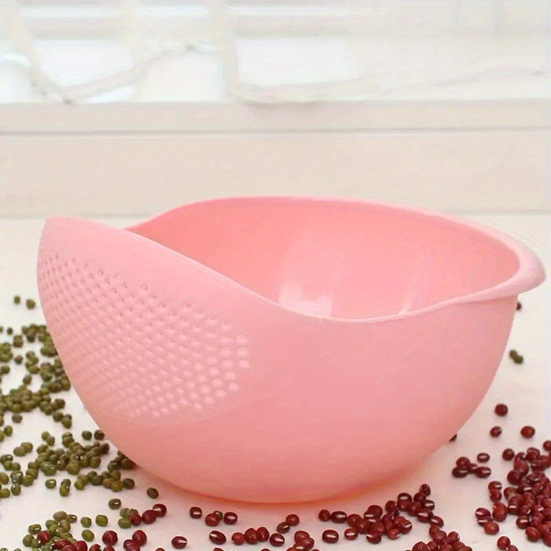 Multi-Functional Kitchen Washing Basket & Sieve - for Rinsing Rice, Vegetables, Fruits - Space-Saving Strainer